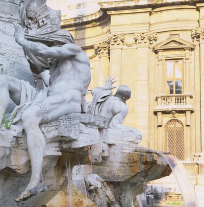 Figure symbolique du fleuve Nil, de la Fontaine des Quatre-Fleuves, 1651 - Gian Lorenzo Bernini